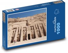 Abú Simbel chrám - Egypt Puzzle 1000 dílků - 60 x 46 cm