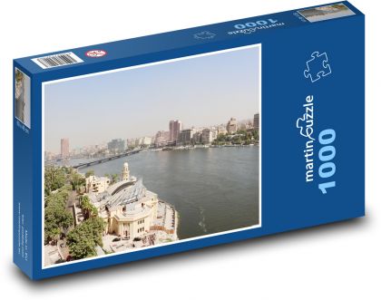 Káhira - Níl - Puzzle 1000 dielikov, rozmer 60x46 cm