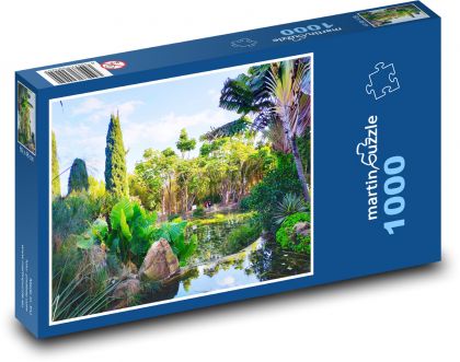 Fish pond - Puzzle 1000 pieces, size 60x46 cm 