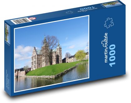 Hrad Rosenborg - Kodaň - Puzzle 1000 dílků, rozměr 60x46 cm