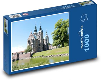 Hrad Rosenborg v Kodani, Dánsko - Puzzle 1000 dielikov, rozmer 60x46 cm