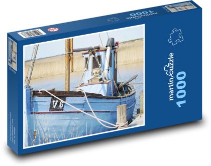 Fischerboot auf dem Fluss - Puzzle - 1000 Teile