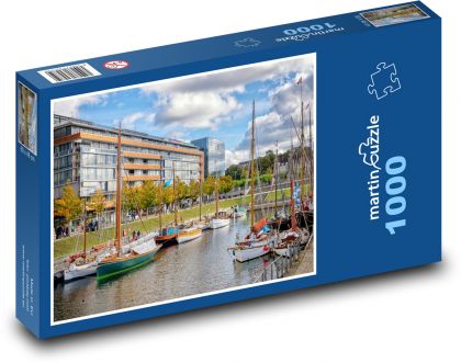 Kiel - lodě - puzzle 1000 dílků