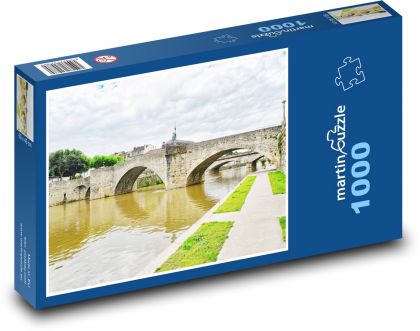 Rzeka - Most - Puzzle 1000 elementów, rozmiar 60x46 cm