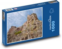Zřícenina hradu - Francie Puzzle 1000 - 60x46 cm