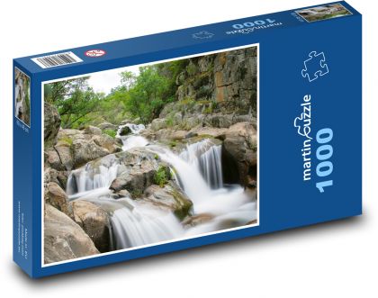 Vodopád v lese - puzzle 1000 dílků