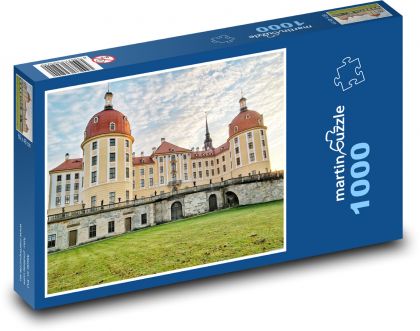 Drážďany - Zámek Moritzburg - Puzzle 1000 dílků, rozměr 60x46 cm