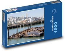 SAN FRANCISCO CALIFORNIA Puzzle 1000 dielikov - 60 x 46 cm 
