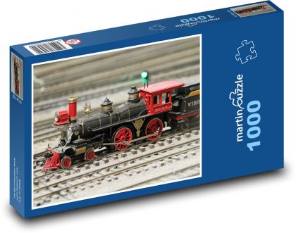 San Diego Train Museum - Puzzle 1000 elementów, rozmiar 60x46 cm