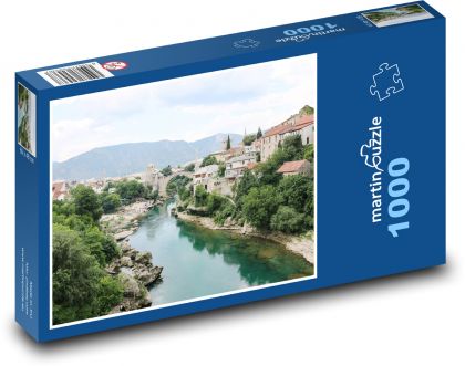 Mostar - Bosnia - Puzzle 1000 pieces, size 60x46 cm 