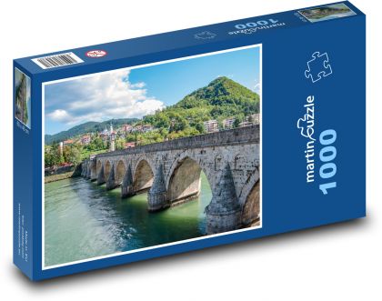 Starý kamenný most - Puzzle 1000 dielikov, rozmer 60x46 cm