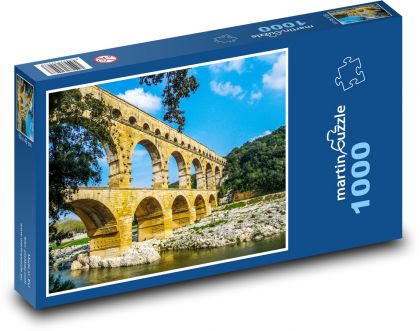 Most - Pont du Gard - puzzle 1000 dílků