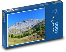 Alpy, horská krajina Puzzle 1000 dílků - 60 x 46 cm