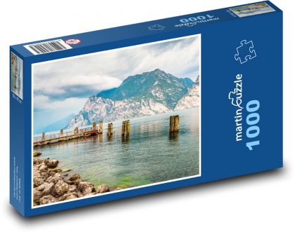 Włochy - Garda - Puzzle 1000 elementów, rozmiar 60x46 cm