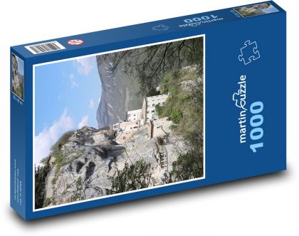 Madonna della Corona - Italy - Puzzle 1000 pieces, size 60x46 cm 