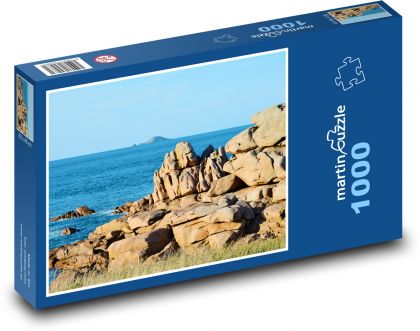 Skalnaté pobrežie - Puzzle 1000 dielikov, rozmer 60x46 cm