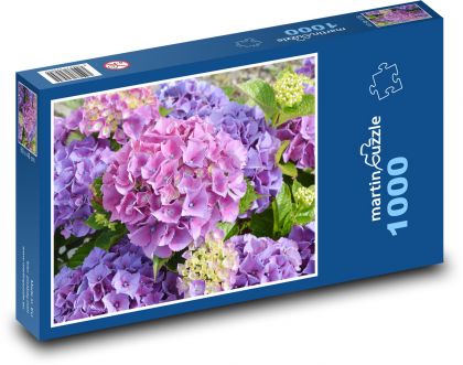 Lila Hortensie - Puzzle - 1000 Teile