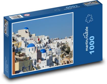 Grécko - Santorini - Puzzle 1000 dielikov, rozmer 60x46 cm