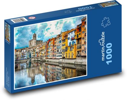 Girona SPAIN - Puzzle 1000 pieces, size 60x46 cm 