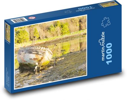 Shipwreck - Puzzle 1000 pieces, size 60x46 cm 