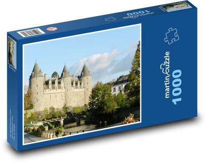 Zamek Josselin - Bretania - Puzzle 1000 elementów, rozmiar 60x46 cm