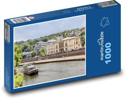 Saarbrücken parlament - Puzzle 1000 dílků, rozměr 60x46 cm