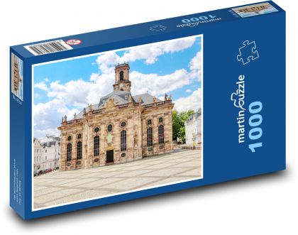 Saarbrücken church - Puzzle 1000 pieces, size 60x46 cm 