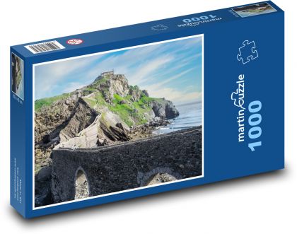 Kamenná cesta na pobřeží - puzzle 1000 dílků