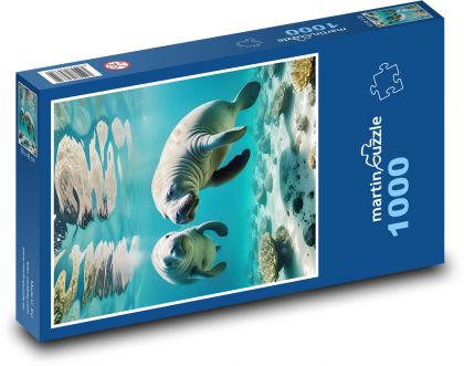 Kapusta v mori - Puzzle 1000 dielikov, rozmer 60x46 cm