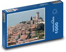 Włochy - malcesyna Puzzle 1000 elementów - 60x46 cm