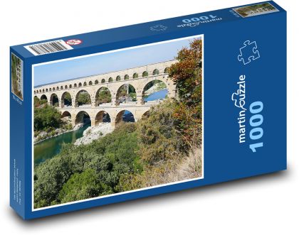 Pont du Gard, Aquädukt - Puzzle - 1000 Teile