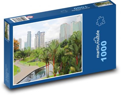 Kuala Lumpur - Malezja - Puzzle 1000 elementów, rozmiar 60x46 cm