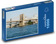 Bridge across a river. Puzzle 1000 pieces - 60 x 46 cm 