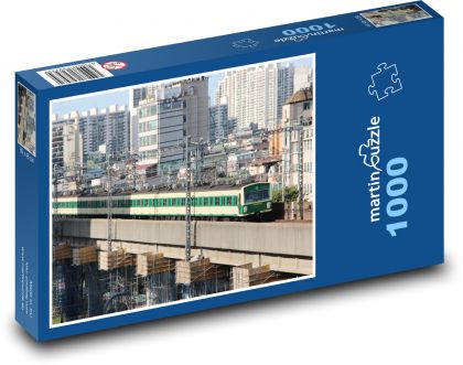 Metro - pociąg - Puzzle 1000 elementów, rozmiar 60x46 cm