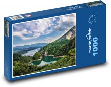 Włochy - jezioro Garda Puzzle 1000 elementów - 60x46 cm