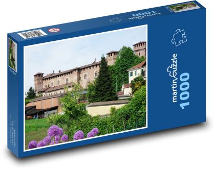 Hrad Sant Angelo Lodigiano - Taliansko - Puzzle 1000 dielikov, rozmer 60x46 cm