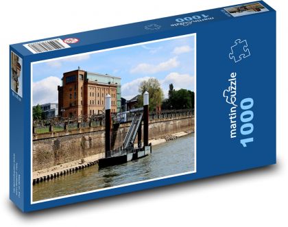 Řeka Rýn - Puzzle 1000 dílků, rozměr 60x46 cm