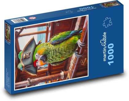 Pirate parrot - Puzzle 1000 pieces, size 60x46 cm 