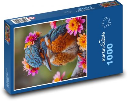 Ledňáčik - Puzzle 1000 dielikov, rozmer 60x46 cm