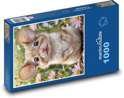 Myš - Puzzle 1000 dílků, rozměr 60x46 cm