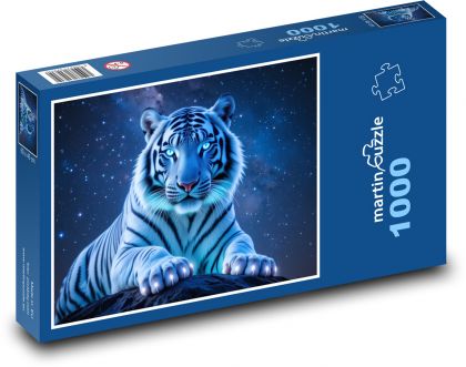Tiger - Puzzle 1000 dielikov, rozmer 60x46 cm