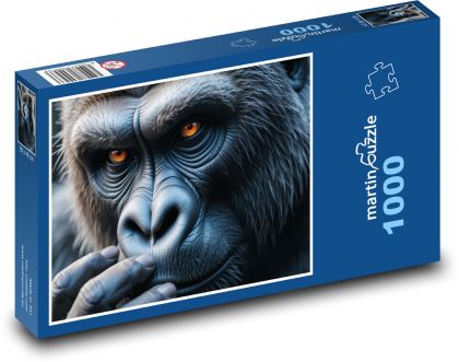 Goryl zachodni - Puzzle 1000 elementów, rozmiar 60x46 cm