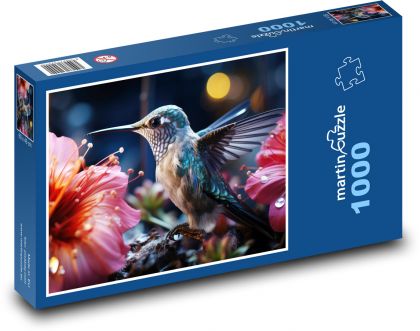 Kolibřík - puzzle 1000 dílků