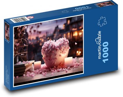 Sviečky - Puzzle 1000 dielikov, rozmer 60x46 cm