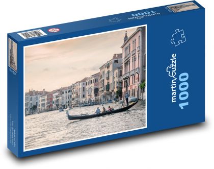 Benátsky západ slnka - Puzzle 1000 dielikov, rozmer 60x46 cm