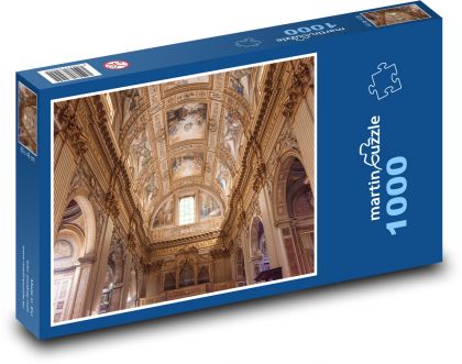 Kostol - Rím, Taliansko - Puzzle 1000 dielikov, rozmer 60x46 cm