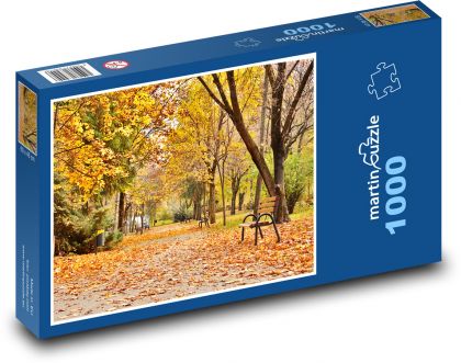 Park na podzim - puzzle 1000 dílků
