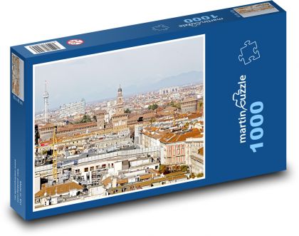 Milan - Italy - Puzzle 1000 pieces, size 60x46 cm 