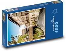 Historická dedina - architektúra Puzzle 1000 dielikov - 60 x 46 cm 