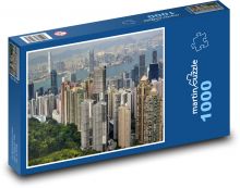 Hong Kong - Čína Puzzle 1000 dílků - 60 x 46 cm